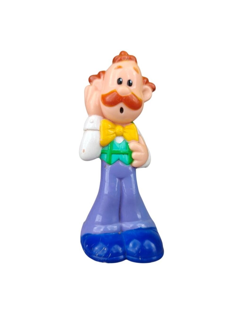 Vintage Sesame Street Elmo's World Mr. Noodle Figure 3.25" Plastic Toy 2000